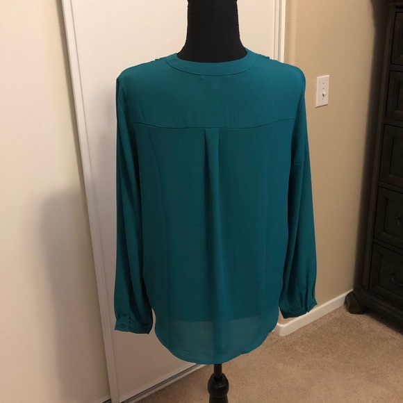 Teal Emerald Green Long Sleeve - Picture 2 of 6